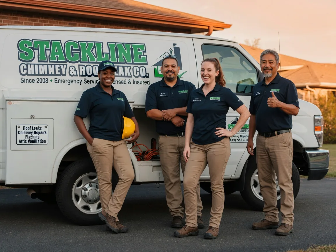 Chimney flashing repair company in Pace, MS